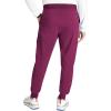 Cherokee Men’s Mid Rise Jogger Scrub Pants with 5 Pockets and Elastic Waistband CK132A(Wine)