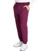Cherokee Men’s Mid Rise Jogger Scrub Pants with 5 Pockets and Elastic Waistband CK132A(Wine)