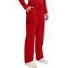 Cherokee Mens Scrub Pants with Cargo Pockets, Two-Way Stretch Modern fit Button Closure with Inside Drawstring Pants – WW140(Red)