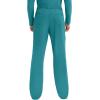 Cherokee Mens Scrub Pants with Cargo Pockets, Two-Way Stretch Modern fit Button Closure with Inside Drawstring Pants – WW140(Teal Blue)