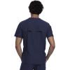 Cherokee Men’s V-Neck Scrub Top, Modern Fit One Chest Pocket with 360° Stretch Knit CK885(Navy)