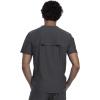 Cherokee Men’s V-Neck Scrub Top, Modern Fit One Chest Pocket with 360° Stretch Knit CK885(Pewter)