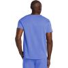 Cherokee Men’s V-Neck Scrub Top with 3 Pockets, High-Low Rounded Hem, and Back Yoke Seam for Comfort – CK719A(Ciel)