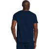 Cherokee Men’s V-Neck Scrub Top with 3 Pockets, High-Low Rounded Hem, and Back Yoke Seam for Comfort – CK719A(Navy)