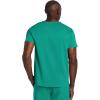Cherokee Men’s V-Neck Scrub Top with 3 Pockets, High-Low Rounded Hem, and Back Yoke Seam for Comfort – CK719A(Teal Blue)