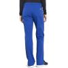 Cherokee Scrub Pant for Women Mid Rise Straight Leg Drawstring Bottom with 5 Pockets, Soft Stretchy & Durable Fabric – WW160(Galaxy Blue)