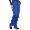 Cherokee Scrub Pant for Women Mid Rise Straight Leg Drawstring Bottom with 5 Pockets, Soft Stretchy & Durable Fabric – WW160(Galaxy Blue)