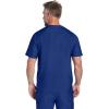 Cherokee Scrubs for Men Zip Henley Top with 3 Pockets & 360° Stretch Fabric – CK812(Galaxy Blue)