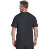 Cherokee Scrubs for Men Zip Henley Top with 3 Pockets & 360° Stretch Fabric – CK812(Pewter)