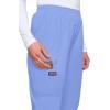 Cherokee Scrubs for Women Cargo Pant Natural Rise Tapered Pull-On Bottom with 4 Pockets , Fade Resistant Fabric – 4200(Blue)