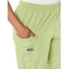 Cherokee Scrubs for Women Cargo Pant Natural Rise Tapered Pull-On Bottom with 4 Pockets , Fade Resistant Fabric – 4200(Celadon)