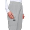 Cherokee Scrubs for Women Cargo Pant Natural Rise Tapered Pull-On Bottom with 4 Pockets , Fade Resistant Fabric – 4200(Grey)