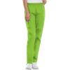Cherokee Scrubs for Women Cargo Pant Natural Rise Tapered Pull-On Bottom with 4 Pockets , Fade Resistant Fabric – 4200(Lime Green)
