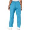 Cherokee Scrubs for Women Cargo Pant Natural Rise Tapered Pull-On Bottom with 4 Pockets , Fade Resistant Fabric – 4200(Mali-blue)