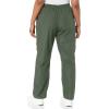 Cherokee Scrubs for Women Cargo Pant Natural Rise Tapered Pull-On Bottom with 4 Pockets , Fade Resistant Fabric – 4200(Olive)