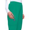 Cherokee Scrubs for Women Cargo Pant Natural Rise Tapered Pull-On Bottom with 4 Pockets , Fade Resistant Fabric – 4200(Surgical Green)