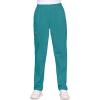 Cherokee Scrubs for Women Cargo Pant Natural Rise Tapered Pull-On Bottom with 4 Pockets , Fade Resistant Fabric – 4200(Teal Blue)