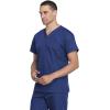 Cherokee Unisex Scrub Set for Men & Women V-Neck Top & Drawstring Pant Medical Uniform 3 Pockets, Durable Easy Care – WW530C(Galaxy Blue)