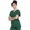 Cherokee Unisex Scrub Set for Men & Women V-Neck Top & Drawstring Pant Medical Uniform 3 Pockets, Durable Easy Care – WW530C(Hunter)