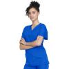 Cherokee Unisex Scrub Set for Men & Women V-Neck Top & Drawstring Pant Medical Uniform 3 Pockets, Durable Easy Care – WW530C(Royal)