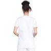 Cherokee Unisex Scrub Set for Men & Women V-Neck Top & Drawstring Pant Medical Uniform 3 Pockets, Durable Easy Care – WW530C(White)