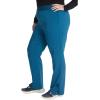 Cherokee Women’s Scrub Pants, Mid-Rise Pull-On Straight Leg Bottom with 5 Pockets – CK136A(Caribbean Blue)