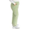 Cherokee Women’s Scrub Pants, Mid-Rise Pull-On Straight Leg Bottom with 5 Pockets – CK136A(Cool Cucumber)