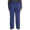 Cherokee Women’s Scrub Pants, Mid-Rise Pull-On Straight Leg Bottom with 5 Pockets – CK136A(Navy)
