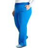 Cherokee Women’s Scrub Pants, Mid-Rise Pull-On Straight Leg Bottom with 5 Pockets – CK136A(Royal)