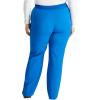 Cherokee Women’s Scrub Pants, Mid-Rise Pull-On Straight Leg Bottom with 5 Pockets – CK136A(Royal)