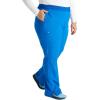 Cherokee Women’s Scrub Pants, Mid-Rise Pull-On Straight Leg Bottom with 5 Pockets – CK136A(Royal)