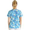 Tooniforms Nurse Gifts Women Scrubs Top Rounded V-Neck TF786(Positive Pessimist)
