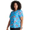 Tooniforms Nurse Gifts Women Scrubs Top Rounded V-Neck TF786(Symbol of Hope)