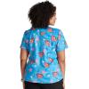 Tooniforms Nurse Gifts Women Scrubs Top Rounded V-Neck TF786(Symbol of Hope)