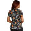 Tooniforms Nurse Gifts Women Scrubs Top V-Neck Print TF761(Remember)