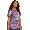 Tooniforms Nurse Gifts Women Scrubs Top V-Neck Print TF761(Trollstopia)