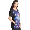 Tooniforms Women Scrubs Top V-Neck TF637(Say Banana)