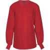 Cherokee Men’s Big Ww Flex with Certainty Unisex Snap Front Warm-up Jacket(Red)