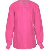 Cherokee Men’s Big Ww Flex with Certainty Unisex Snap Front Warm-up Jacket(Shocking Pink)