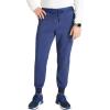 Cherokee Men’s Mid Rise Jogger Scrub Pants with 5 Pockets and Elastic Waistband CK132A(Navy)