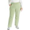 Cherokee Women’s Scrub Pants, Mid-Rise Pull-On Straight Leg Bottom with 5 Pockets – CK136A(Cool Cucumber)