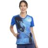 Tooniforms Women Scrubs Top V-Neck TF637(Train Your Dragon)