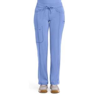 Cherokee Infinity Women Scrubs Pant Low Rise Straight Leg Drawstring 1123A(Ciel)