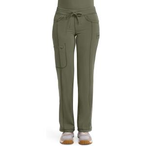 Cherokee Infinity Women Scrubs Pant Low Rise Straight Leg Drawstring 1123A(Olive)