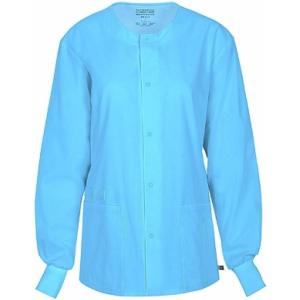Cherokee Men’s Big Ww Flex with Certainty Unisex Snap Front Warm-up Jacket(Turquoise)