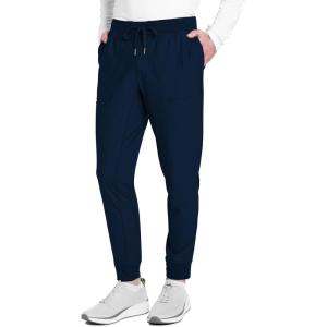 Cherokee Mens Cargo Joggers Mid-Rise Bottoms with 4 Pockets & Mock Fly – CK112(Navy)