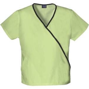 Cherokee Women’s 4800 Mini Mock Wrap Scrub Top(Celadon)