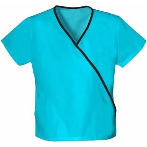 Cherokee Women’s 4800 Mini Mock Wrap Scrub Top(Turquoise)