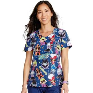 Tooniforms Nurse Gifts Women Scrubs Top Rounded V-Neck TF786(Not Sorry)