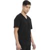 Cherokee Euphoria Men Scrubs Top Tuckable V-Neck CK887A, M, Black